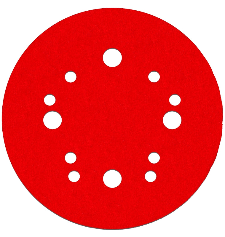 Diablo DCD050320H15G Sanding Disc, 5 in Dia, 320 Grit, Super Fine, Ceramic Abrasive, 12-Hole
