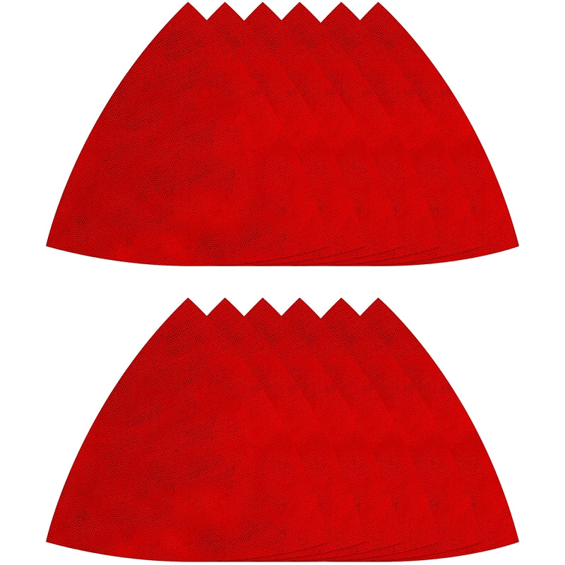 Diablo DCT334ASTH12G Assorted Triangular Sanding Sheet, 3-1/2 in W, 3-1/2 in L, 80, 120, 220 Grit