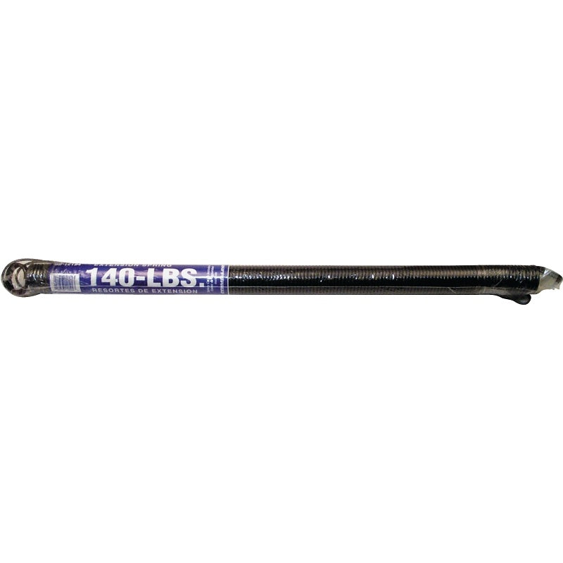 Prime-Line GD 12194 Extension Spring, 1-19/64 in OD, 25 in OAL, Carbon Steel, Galvanized, Loop End, 140 lb