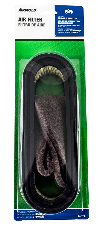 Arnold BAF-118 Replacement Air Filter with Pre-Cleaner