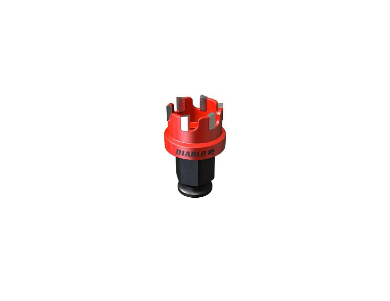 Diablo Steel Demon DHS1000CF Hole Cutter, 1 in Dia, 1/4 in D Cutting, Carbide Cutting Edge