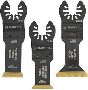 Imperial Blades IBOATV-3 Oscillating Blade, One-Size, Bi-Metal, 3/PK