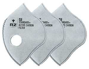 RZ 82798 Filter, Specifications: L Size, Carbon, White, For: M1 Neoprene, Mossy Oak, M2 Mesh Mask, 3/PK