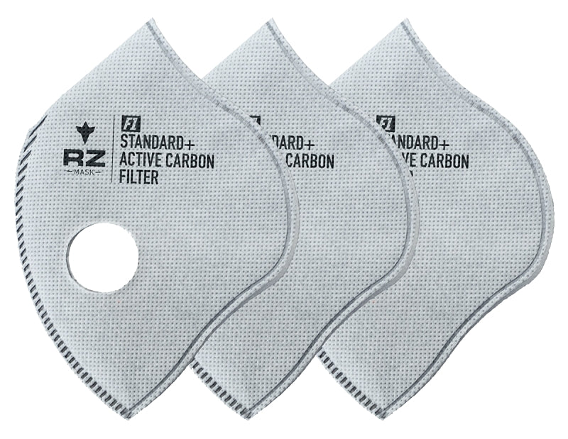 RZ 82798 Filter, Specifications: L Size, Carbon, White, For: M1 Neoprene, Mossy Oak, M2 Mesh Mask, 3/PK