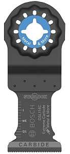 Bosch Starlock OSL114C Oscillating Blade, 1-1/4 in, Carbide, 4 in L