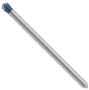 Bosch NS100 Drill Bit, 1/8 in Dia, 2 in OAL, 1/8 in Dia Shank, 3-Flat Round Shank, Pack of 4