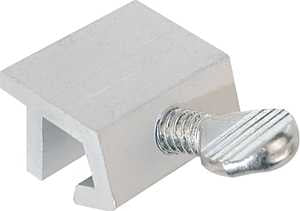 Defender Security U 9980 Sliding Window Lock, 1 in W x 7/16 in H Dimensions, Aluminum