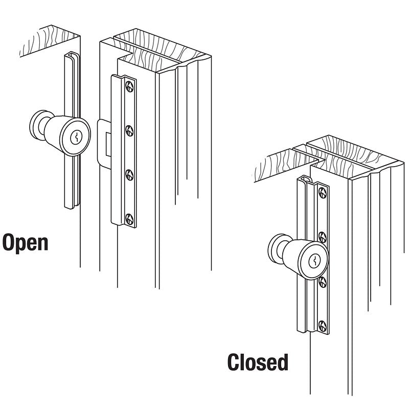 Defender Security U 9514 Entry Door Latch Shield, 12 in L, Steel, Brass
