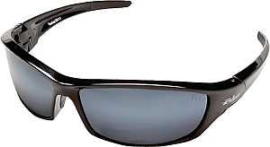 Edge SR117 Non-Polarized Safety Glasses, Black Frame, Unisex, Polycarbonate Lens, Full Frame, Nylon Frame, Silver Lens