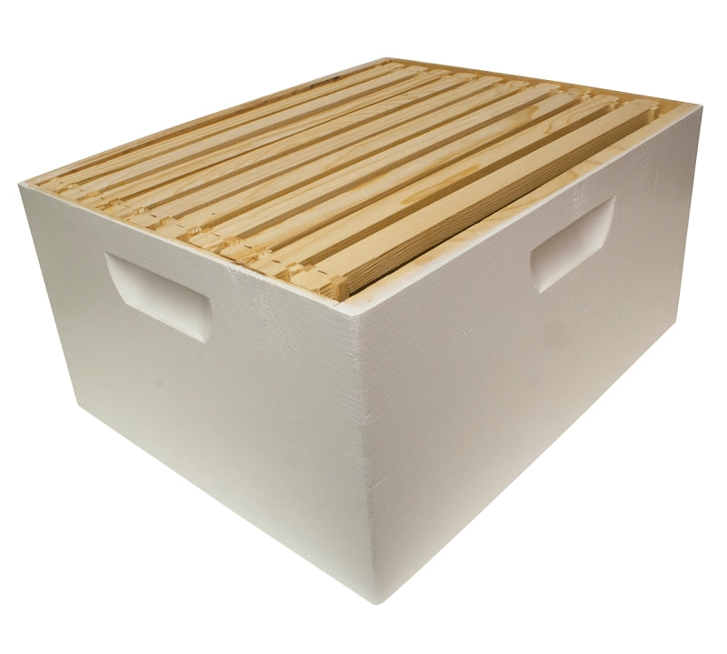 Harvest Lane Honey WWBCD-101 Bee Hive Box, 16-1/4 in OAW, 9-5/8 in OAH, 10-Frame, Wax Frame