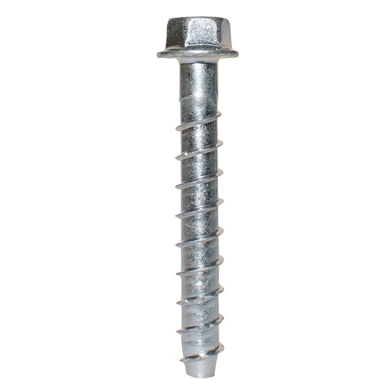 Simpson Strong-Tie Titen HD THD37300HF1 Heavy-Duty Screw Anchor, 3/8 in Dia, 3 in L, Carbon Steel, Zinc, Pack of 30
