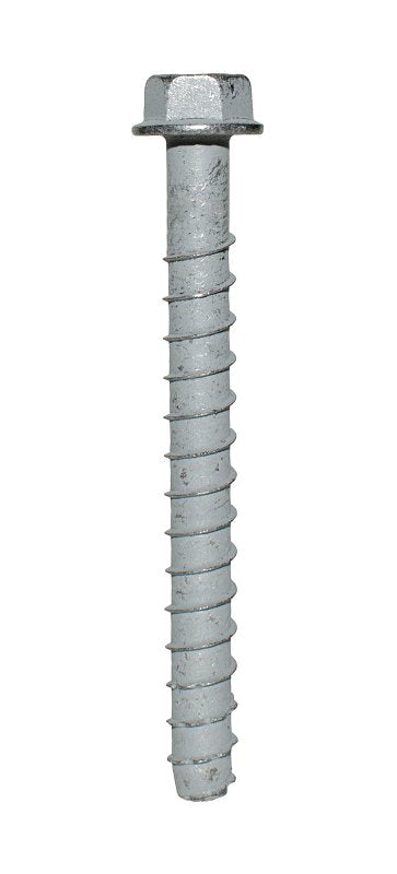 Simpson Strong-Tie Titen HD THDB62612HMGF1 Heavy-Duty Screw Anchor, 5/8 in Dia, 6-1/2 in L, Carbon Steel, Pack of 10