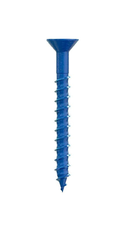 Simpson Strong-Tie Titen Turbo TNT25214TFC25 Screw Anchor, Carbon Steel, Ceramic-Coated/Zinc, 1/4 in Dia, 2-1/4 in L