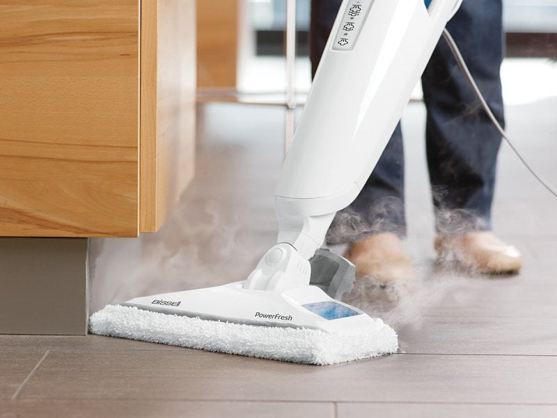 Bissell PowerFresh 19401 Steam Mop, 120 V, 1500 W, 16 oz Tank, White