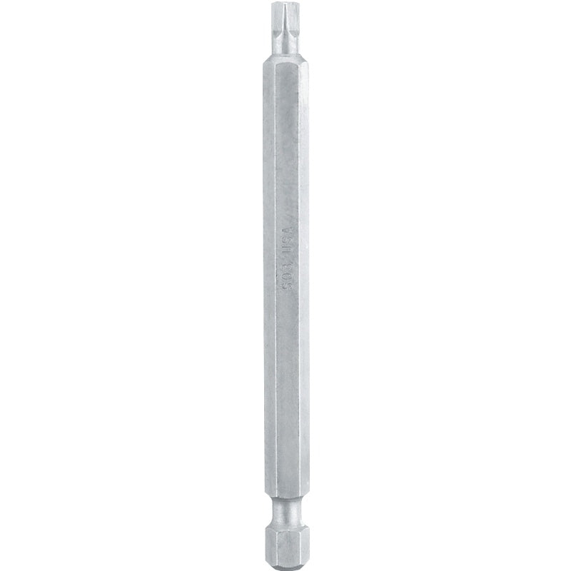 DEWALT DW2231 Power Bit, #1 Drive, Square Recess Drive, 1/4 in Shank, Hex Shank, 3-1/2 in L, Steel