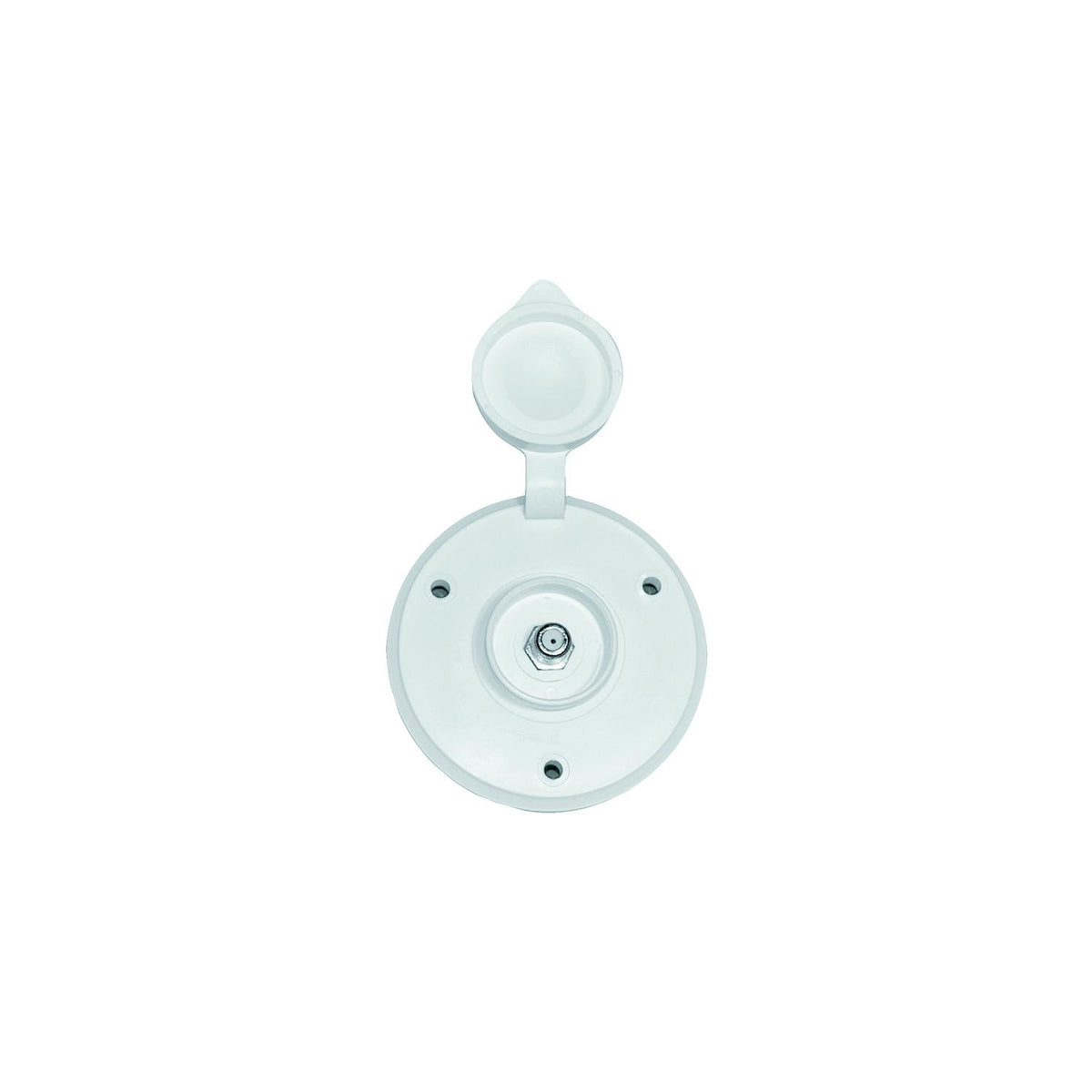 ROUND CABLE TV RECEPTACLE