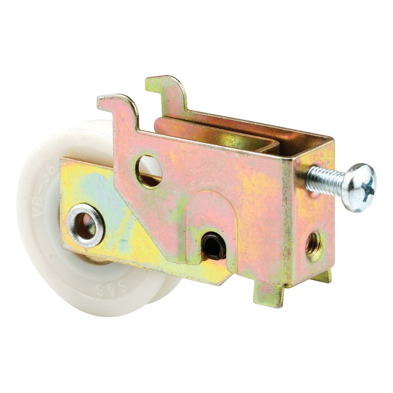 Prime-Line D 1683 Roller Assembly, 1-3/4 in L x 5/8 in W x 1-1/8 in H Dimensions, 1-1/2 in Dia Roller, 5/16 in W Roller