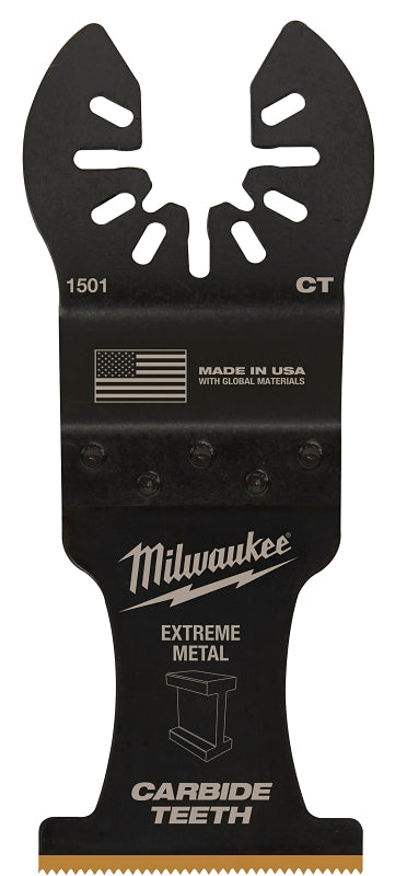 Milwaukee 49-25-1501 Blade, 1-3/8 in, Carbide/HCS/Titanium, 2 in D Cutting, 1/PK
