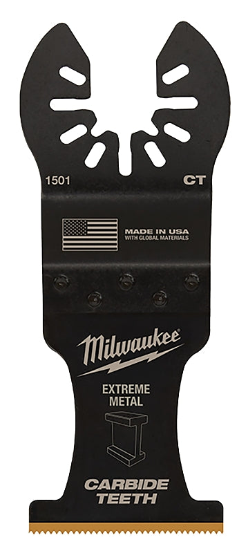 Milwaukee 49-25-1503 Blade, 1-3/8 in, Carbide/HCS/Titanium, 2 in D Cutting, 3/PK