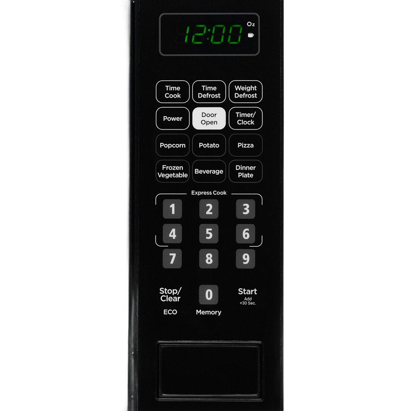 Danby DBMW0721BBB Countertop Microwave, 0.7 cu-ft Capacity, 700 W, 2 Cooking Stages, Metal, Black