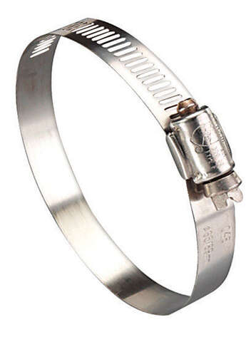 Ideal Tridon Hy Gear 9/16 in to 1-1/4 in. SAE 12 Silver Hose Clamp Stainless Steel Band, Pack of 10