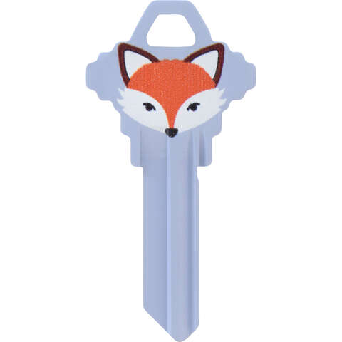 HILLMAN Wackey Fox House/Office Universal Key Blank SC1 Single, Pack of 6