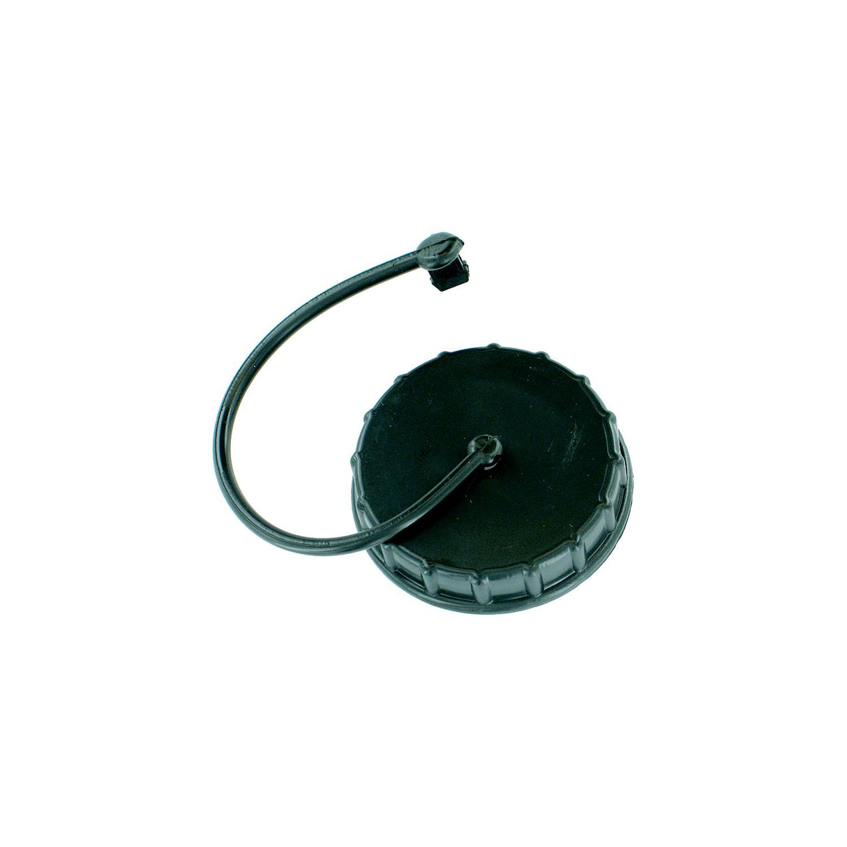 CAP GRV WTR FILL BLK CARDED