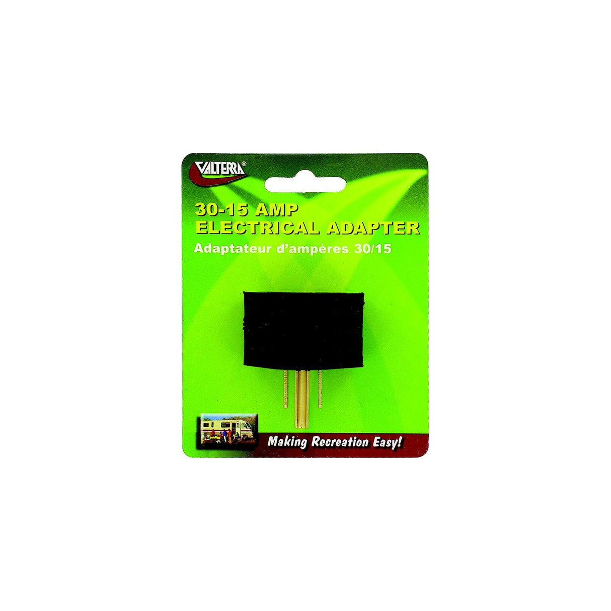 Valterra A100014VP 30-15 Amp Electrical Adapter, Carded