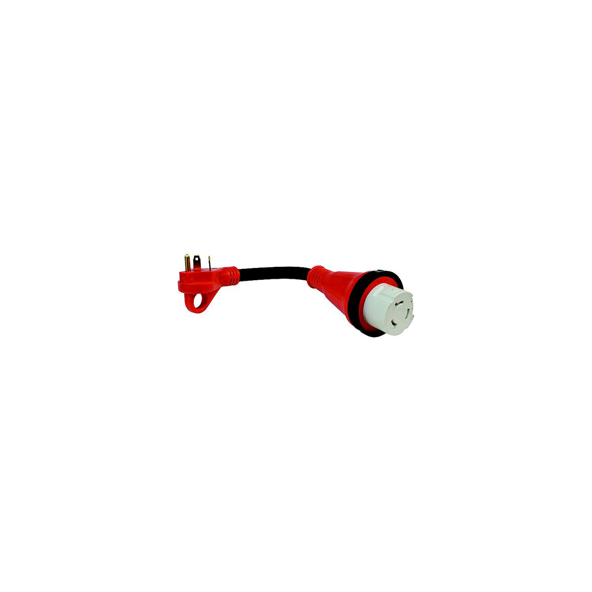 Valterra Dogbone Style Mighty Cord Detachable 12″ RV Adapter Cord with Handle