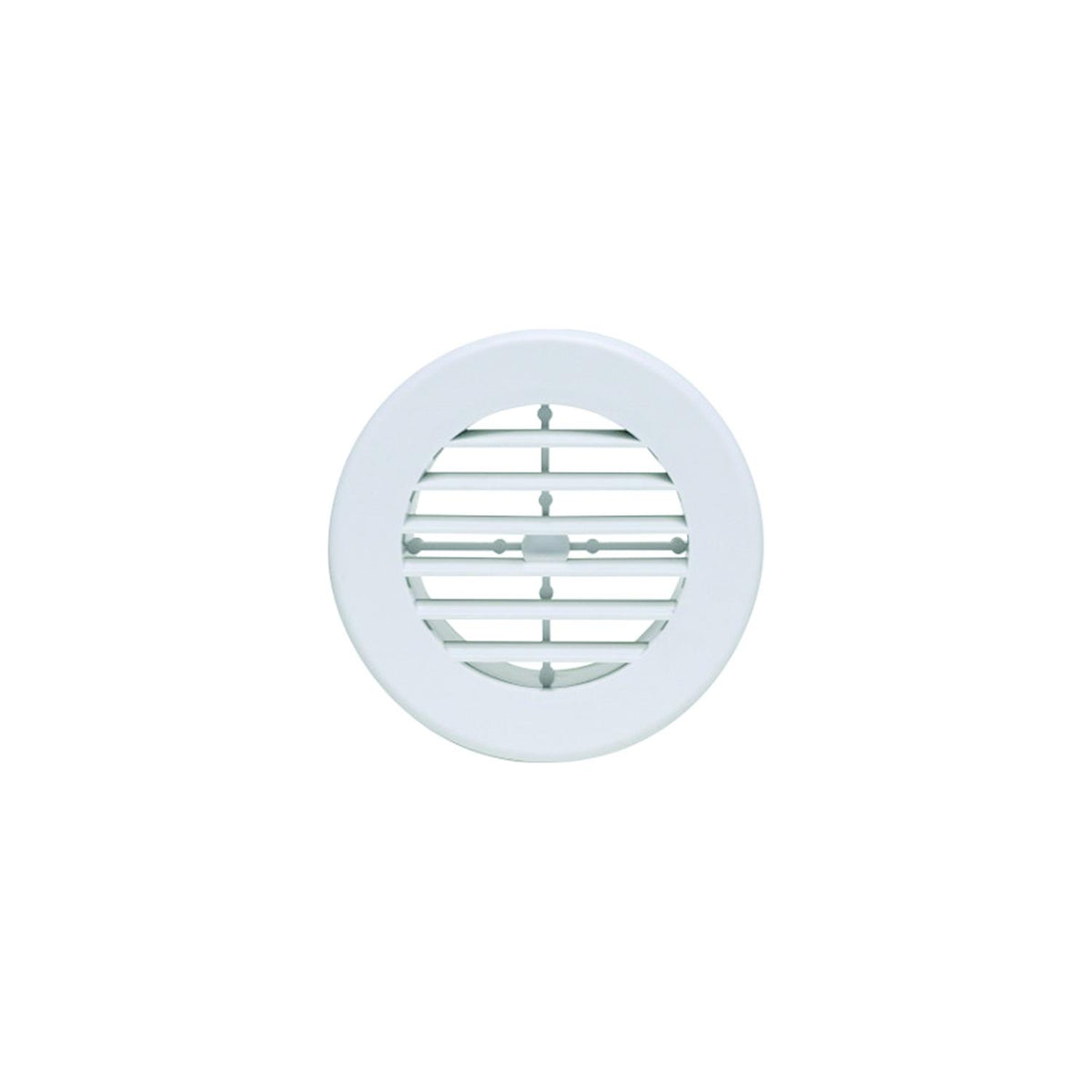 Valterra Non-Dampered Heating & A/C Register, White