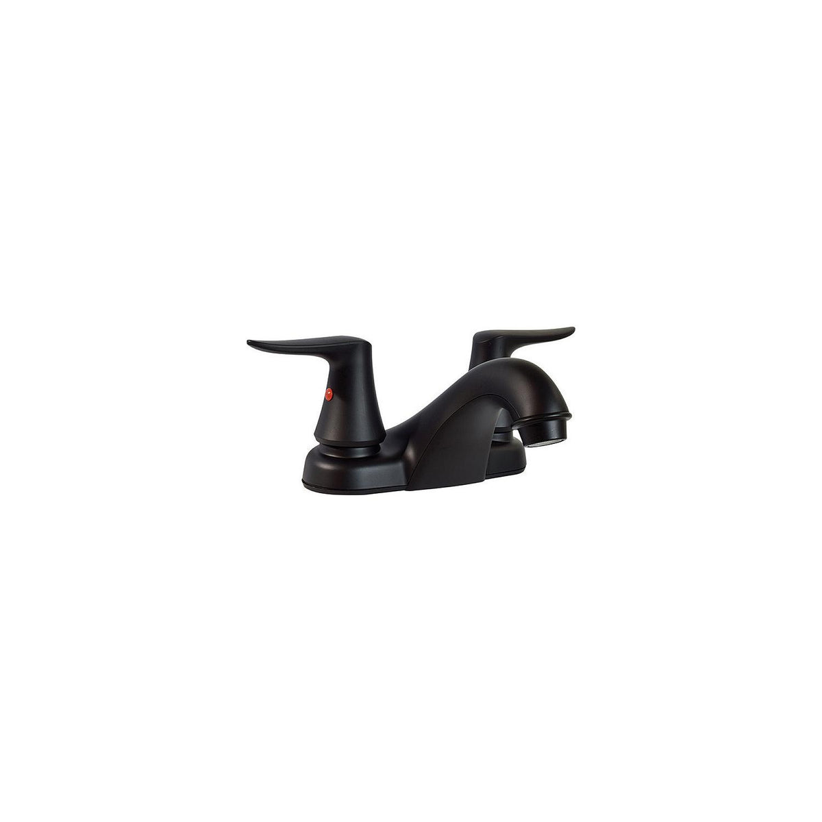 Valterra PF222706 Catalina Two Handle 4″ Lavatory Faucet Hi-Rise Spout, Matte Black