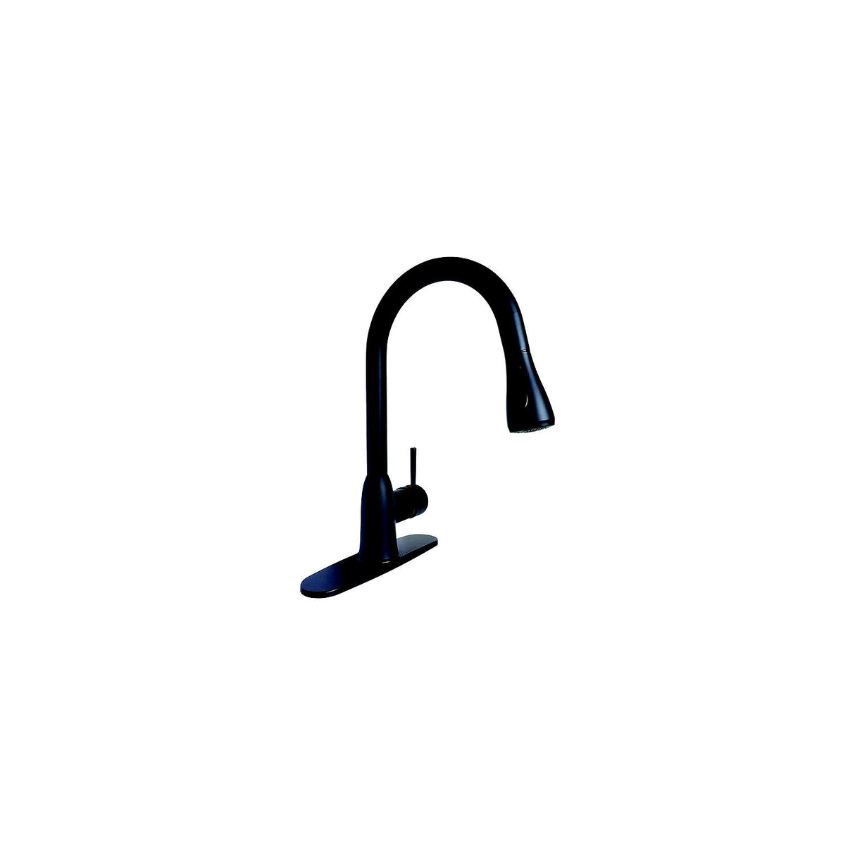 Valterra PF231766 8″ Premium Power Boost Single Handle Pull Down Kitchen Faucet, Matte Black