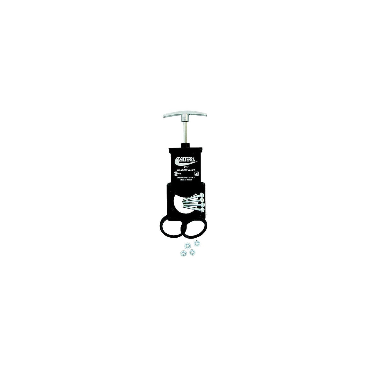 Valterra Bladex RV Waste Metal Handle Valve - Includes Hardware, 1-1/2″