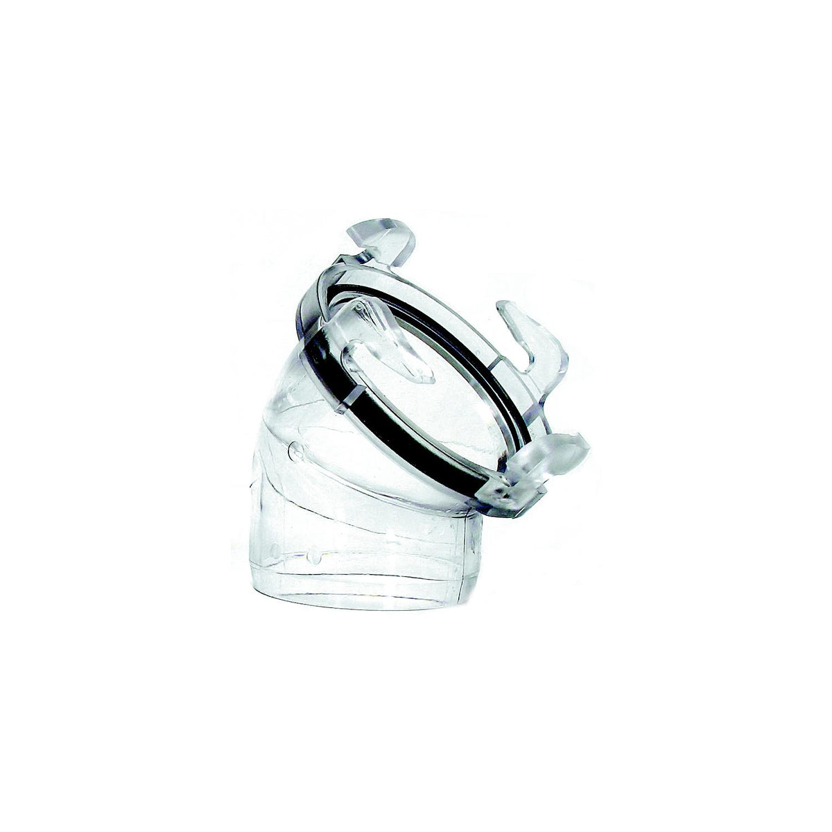45DEG HOSE ADAPTOR CLEAR
