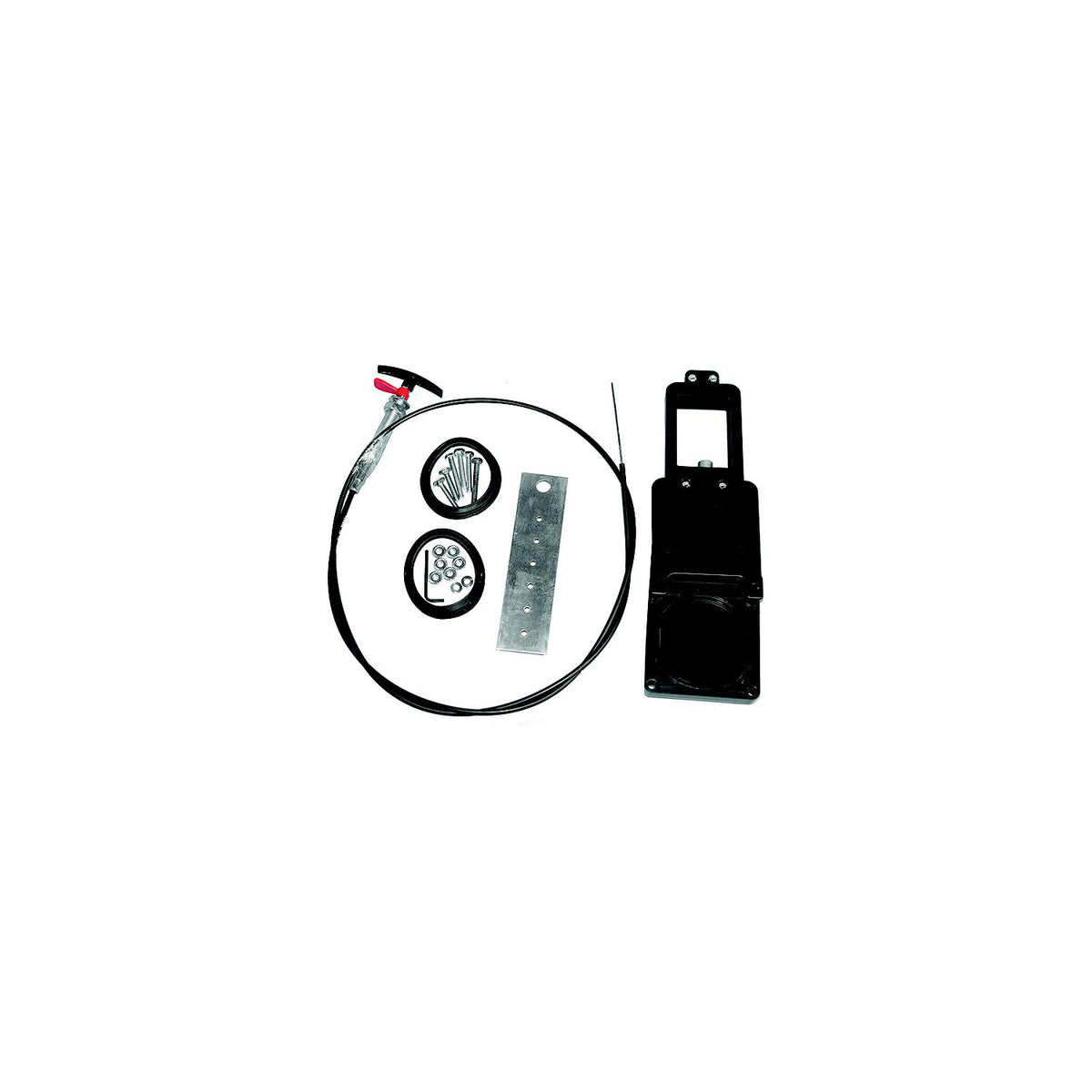 Valterra TC372CN 72″ Flexible Polymer Cable Actuated 3″ Waste Valve Kit
