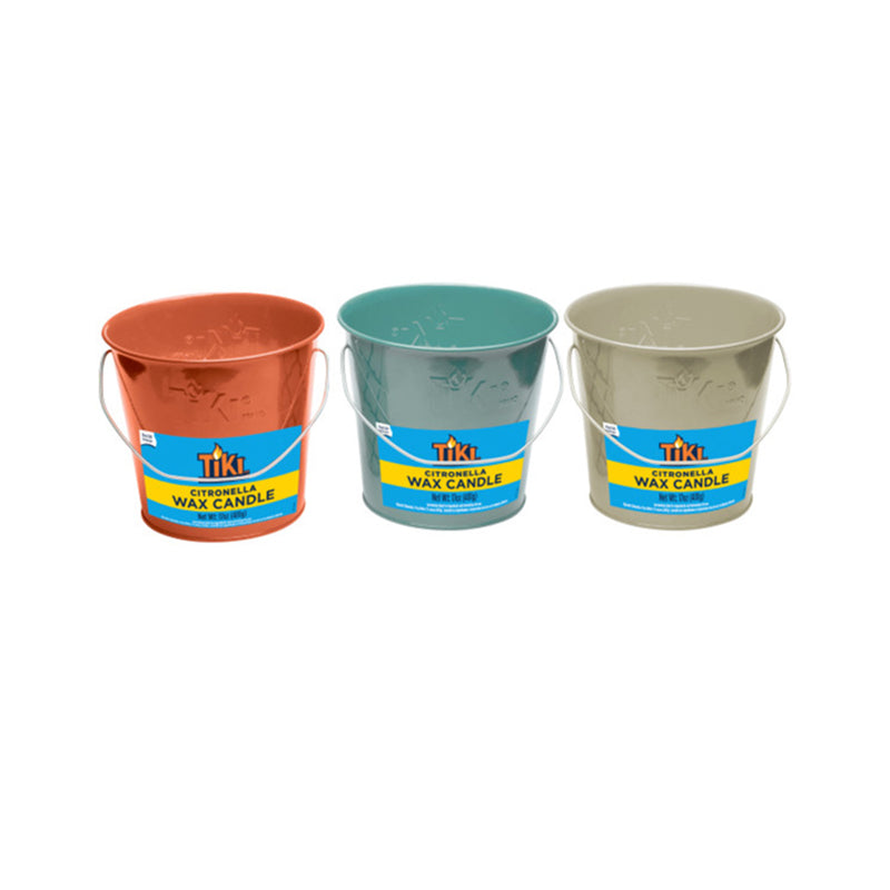 TIKI Assorted Citronella Scent Seaside Escape Candle 17 oz, Pack of 6