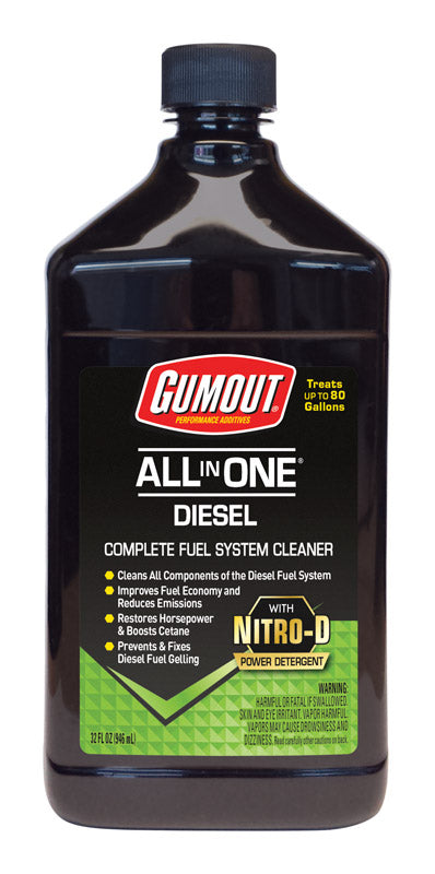 Gumout 234482 Fuel System Cleaner, 32 oz, Liquid, Petroleum, Pack of 6