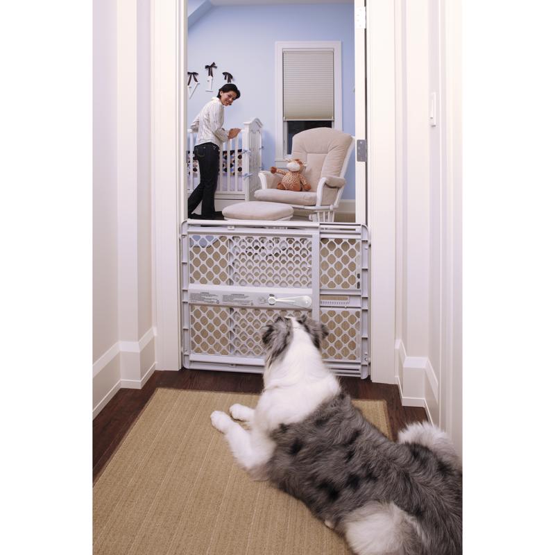 North States 26 in. H X 26-42 in. W Plastic Pet Gate