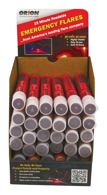 Orion 1 pc Safety Flares, Pack of 36
