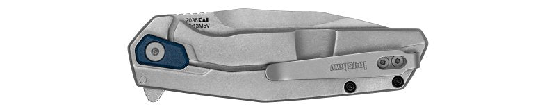 Kershaw Lucid Series 2036 Pocket Knife, 3.2 in L Blade, 8Cr13MoV Stainless Steel Blade, Contoured, Secure Grip Handle