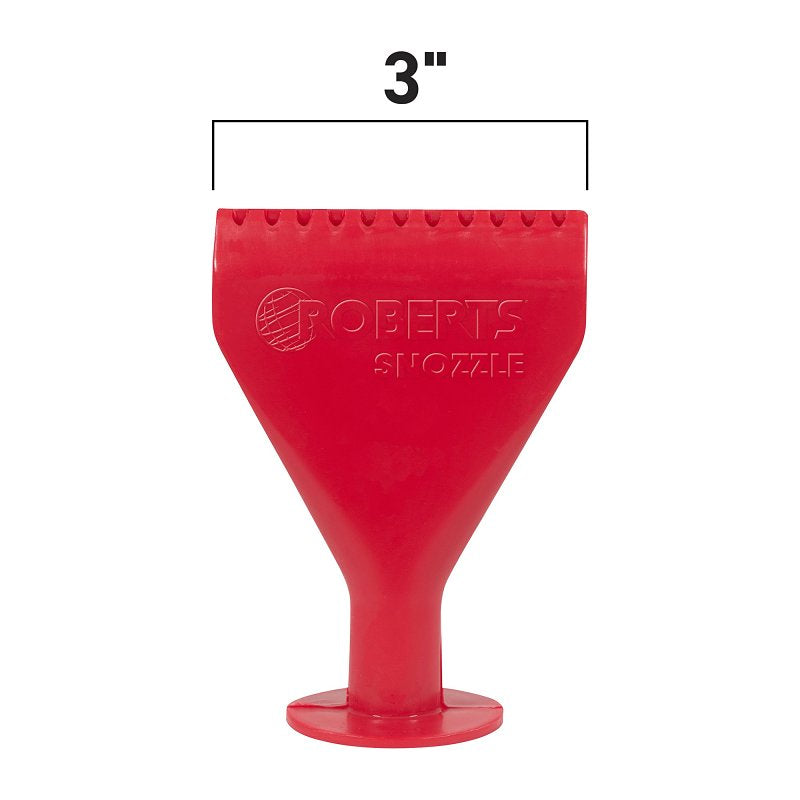 Roberts 10-981-25 Snozzle, Plastic, Red, For: 11 oz and 30 oz Cartridges