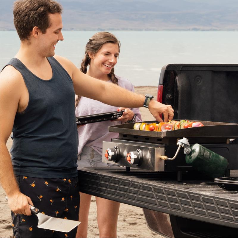 Blackstone 22 in. W Steel Nonstick Surface Black Tabletop Griddle