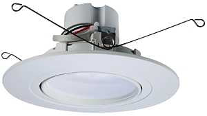 Halo RA56LS9FSD2W1EWH Light Trim, 8.8 W, 120 V, LED Lamp, White