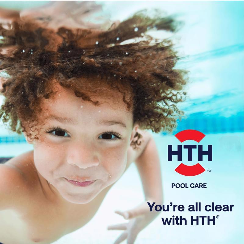 HTH Pool Care 3" Tablet Chlorinating Chemicals 8 oz, Pack of 24