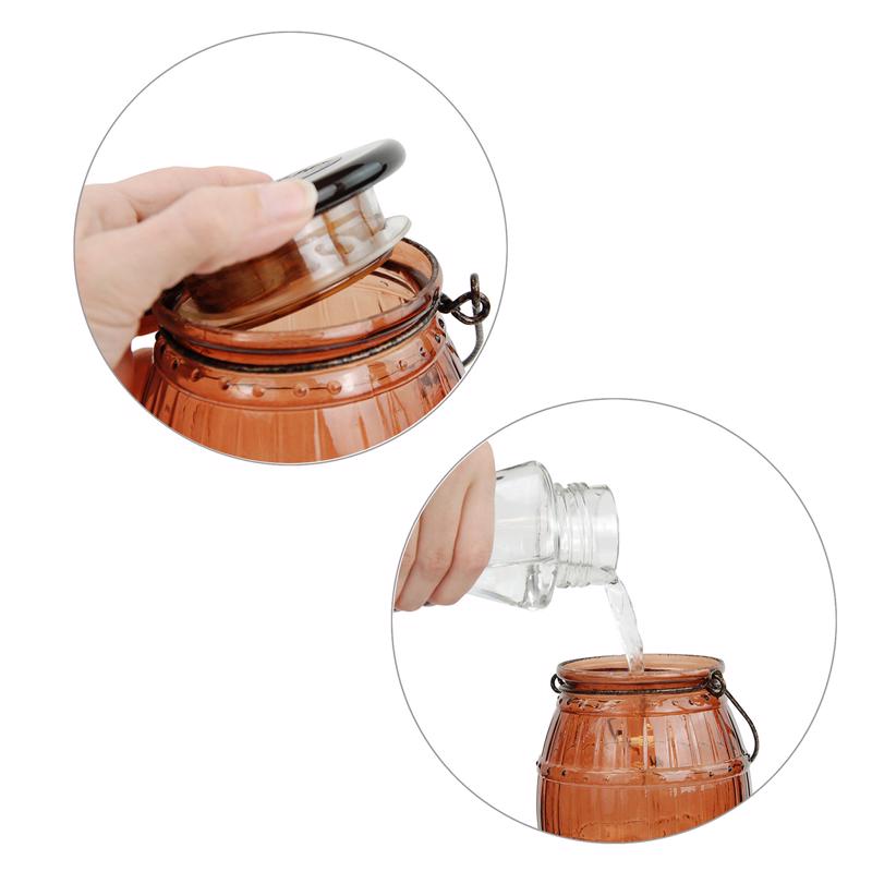 Perky-Pet Hummingbird 36 oz Glass/Plastic Prohibition Nectar Bird Feeder 5 ports, Pack of 2