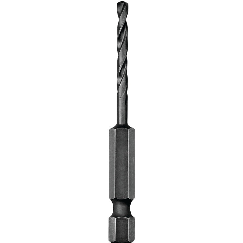 DEWALT DD5120 Impact Drill Bit, 5/16 in Dia, 4 in OAL, Spiral Flute, 1/4 in Dia Shank, Hex Shank