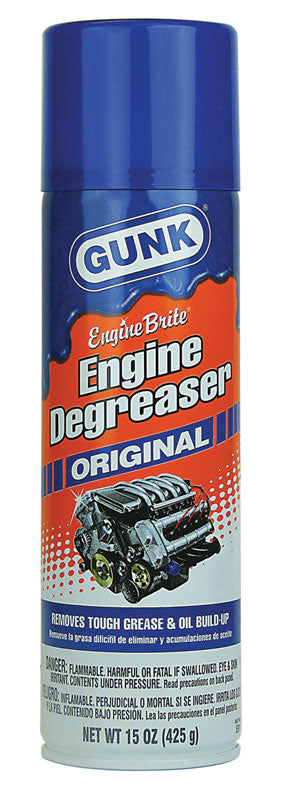 Gunk Engine Brite No Scent Cleaner and Degreaser 15 oz Spray, Pack of 6