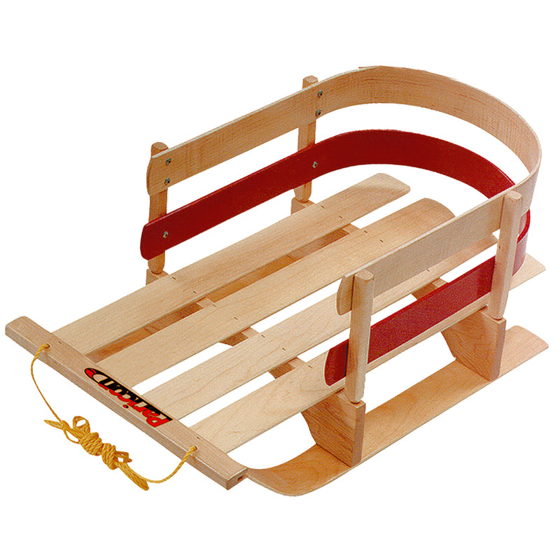 Paricon Pull Sleigh Deluxe Baby Wood Sled 29 in. L
