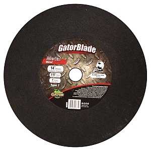 GatorBlade 9685 Cut-Off Wheel, 14 in Dia, 3/32 in Thick, 1 in Arbor