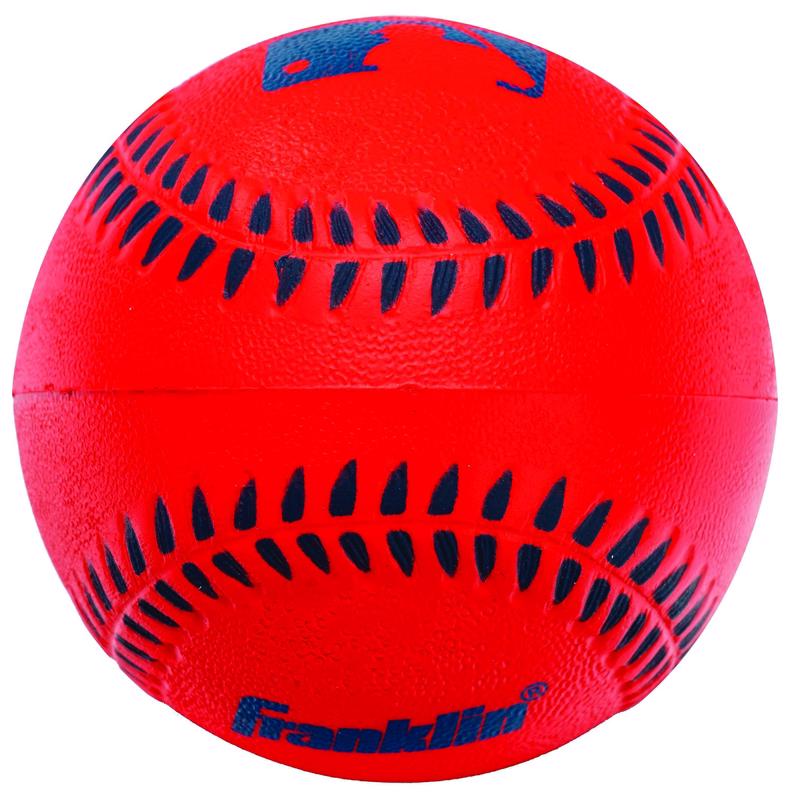 Franklin MLB RTP Multicolored PVC Right-handed T-Ball Fielding Glove 9.5 in. 1 pk